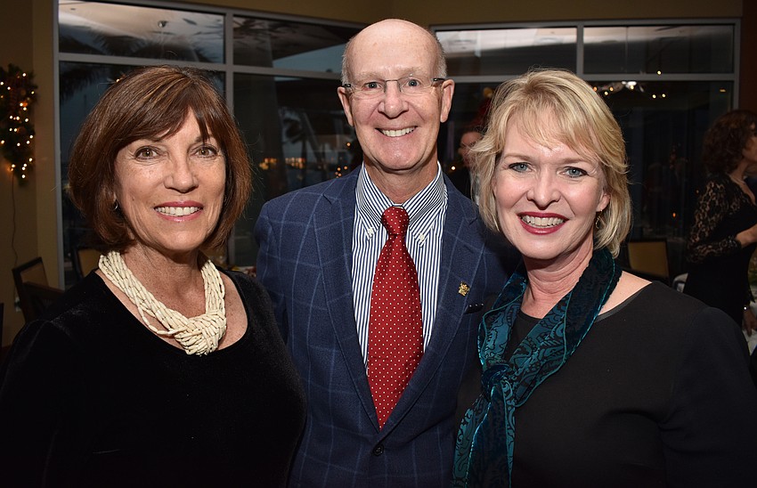 Sally and Bob Theis with Veronica Brady