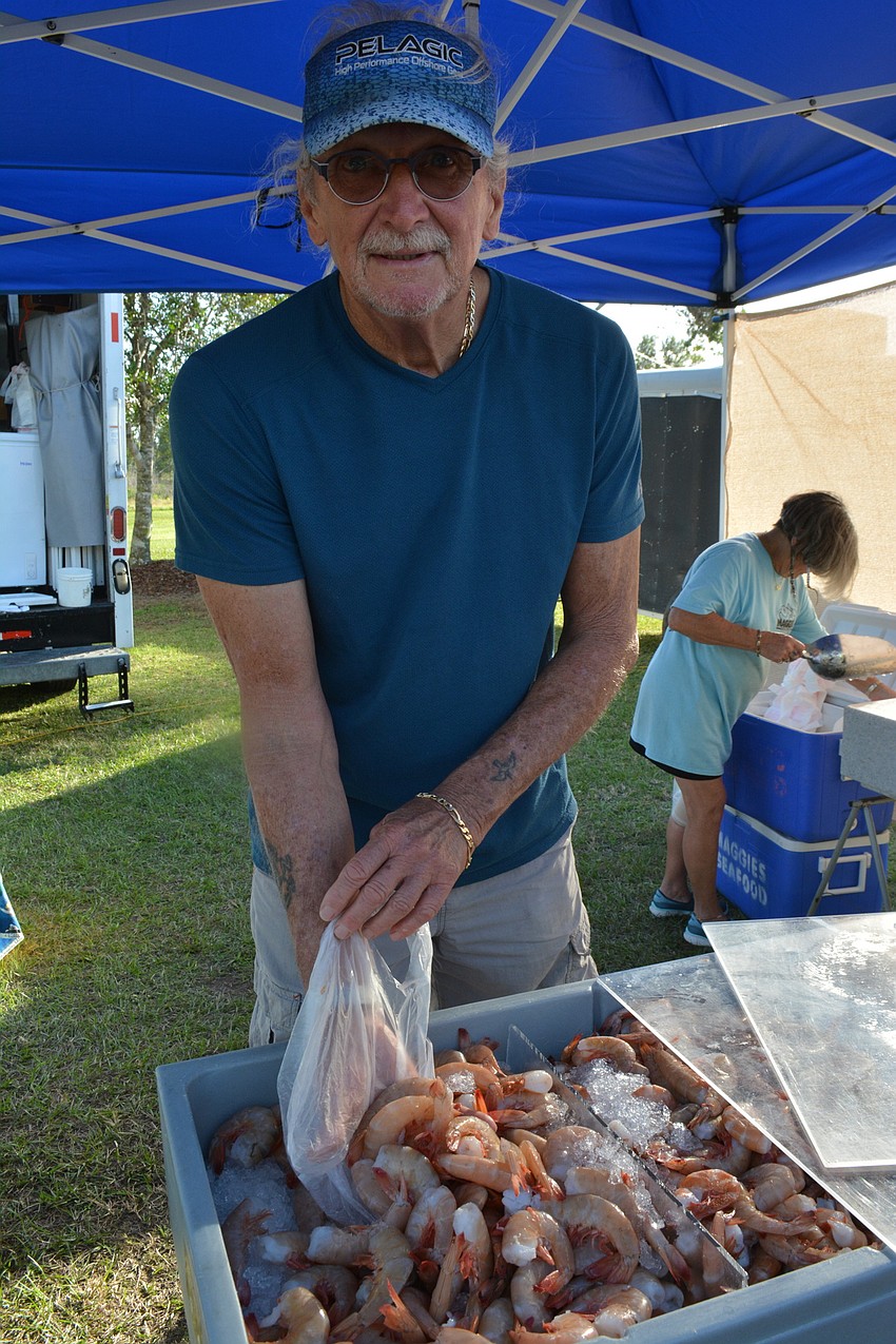 Gary Balch of Maggie's Seafood said the crowd was fabulous.