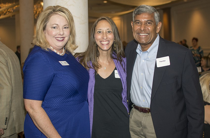 Marlo Turner, Kathryn Greenberg Wilcox and Floyd Diaz