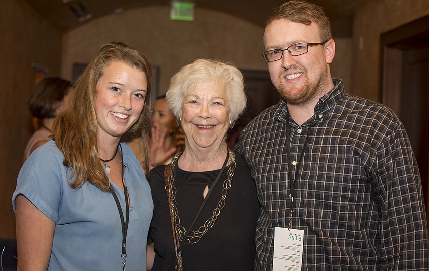 Mallory Drinkwater, Isabel Norton and Trevor Norton
