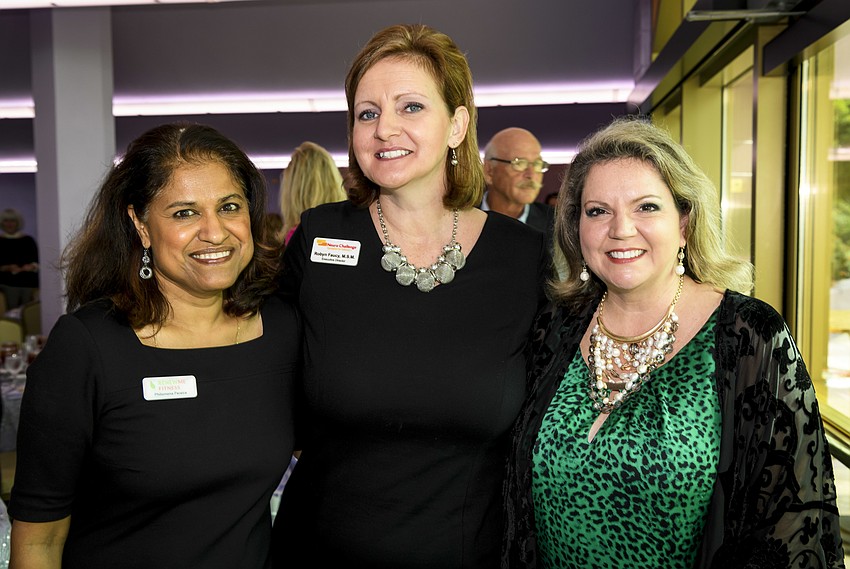 Philomena Pereira, Neuro Challenge Executive Director Robyn Faucy and Veronica Miller