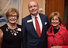 Janet Huelster, Sarasota Opera Executive Director Richard Russell and Juanita Connell