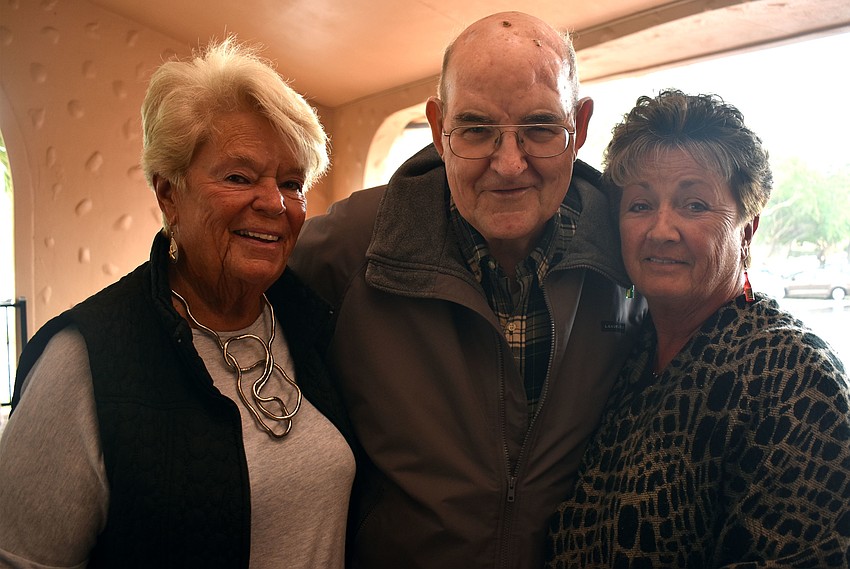 Pat Marshke, the Rev. Gerry Finegan and Deborah O’Connor