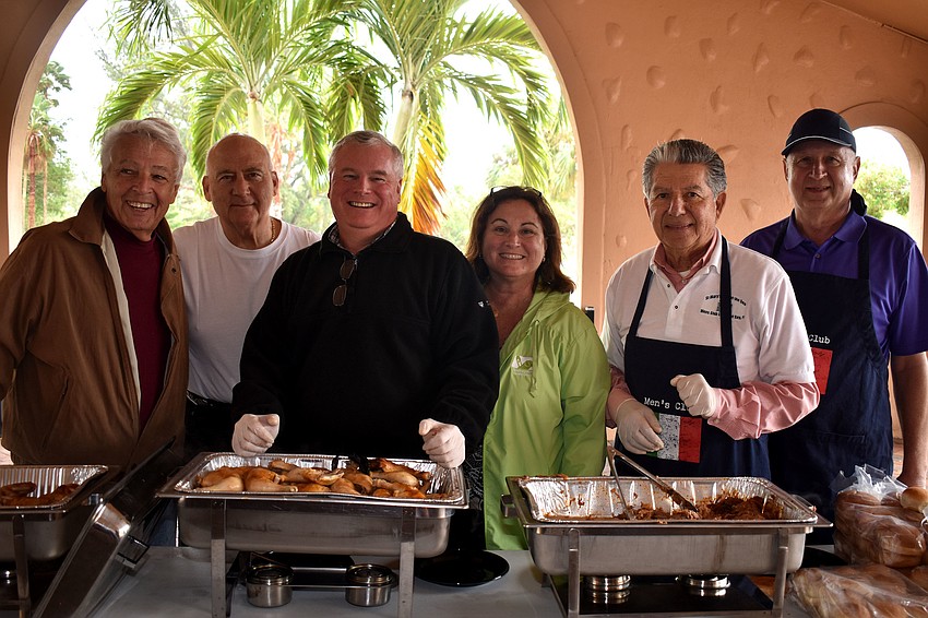 Tom Vitro, Rick Stauffer, Jack and Antoinette Brill, Lenny DiStefano and Chuck Sobieck