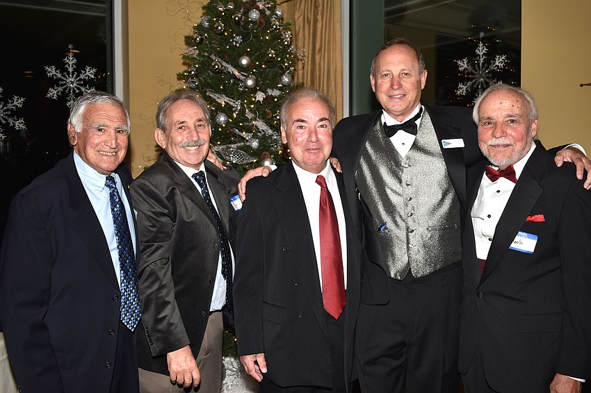 Resident Association board members Ron Krum, Scott Schindler, Jack Kazanciyan, Gary Coffin and Charlie Campbell