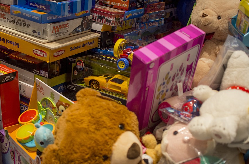 Eventgoers donated toys to Toys for Tots.