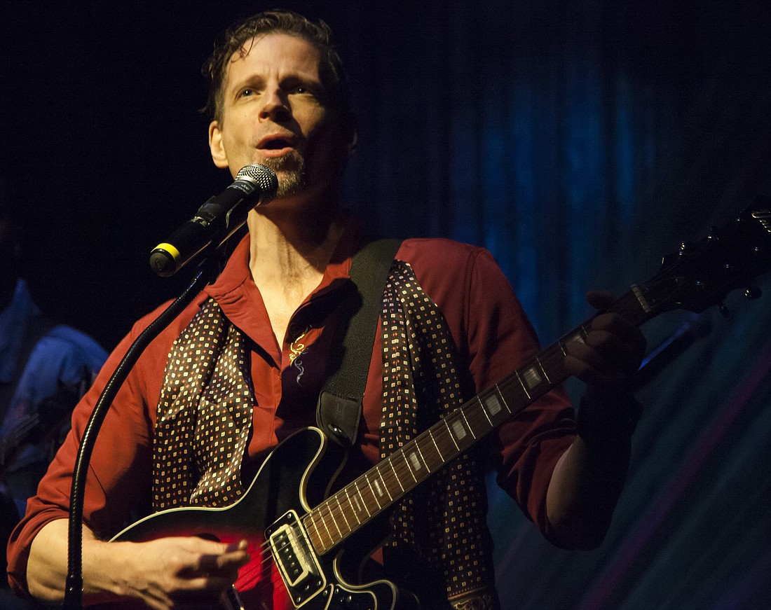 Joe Casey performs in "Blue Suede Shoes." Photo by Matthew Holler