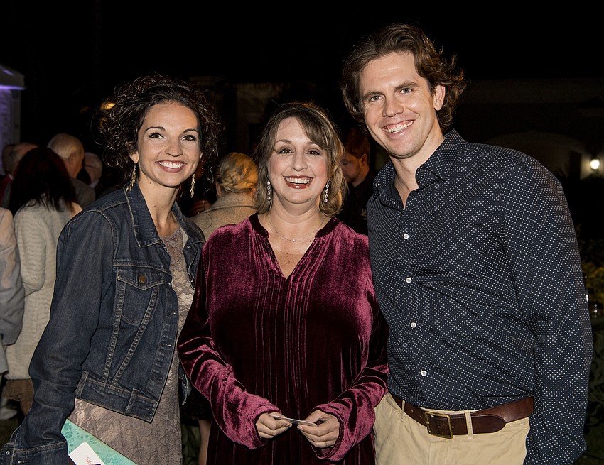 *The stars and their director: Laura Rook, Rachel Rockwell and Jordan Brown