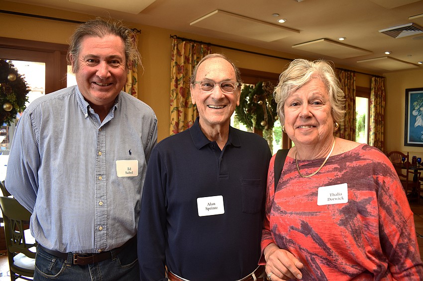 Ed Sabol, Alan Sprintz and Thalia Dorwick