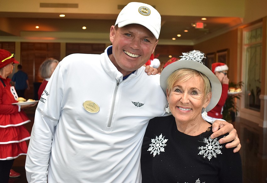 Director of Golf Terry O’Hara and Bunny Skirboll
