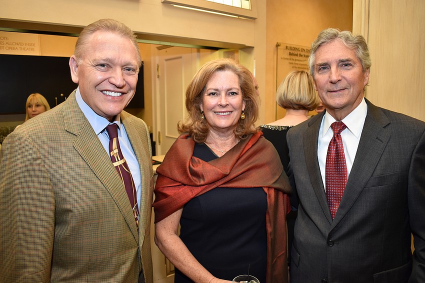 Louis Wery with Julie and Phil Delaney