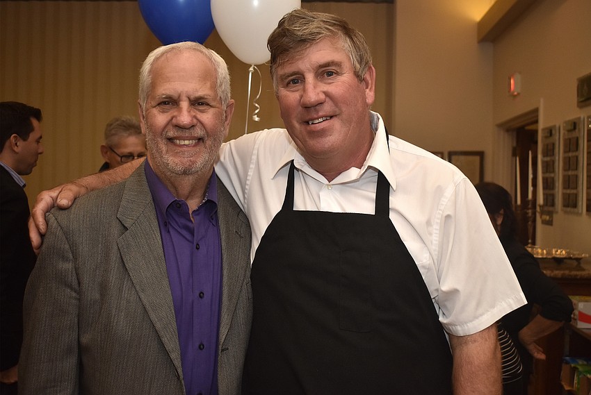 Commissioner Irwin Pastor and David Aura