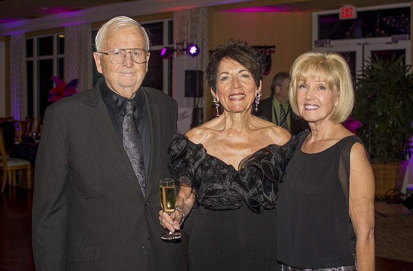 Jack and Carole Shabe with Mary Leflar