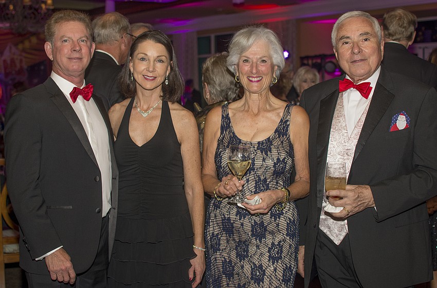 Edward Wroble, Lynn Wentworth and Eileen and Giovanni Cantarella