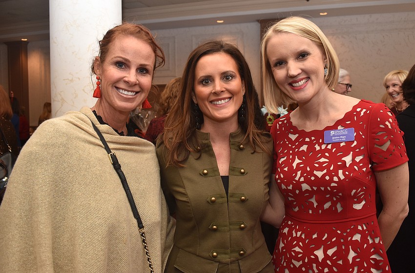 Monica Barth, Shana Zamikoff and SPARCC President and CEO Jessica Hayes