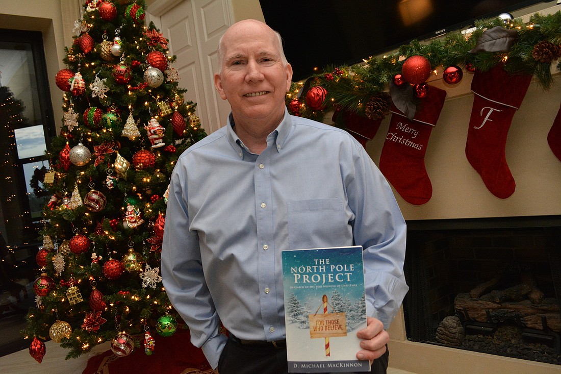 Author Doug MacKinnon hopes his Christmas story, "The North Pole Project," inspires others to give and do good.