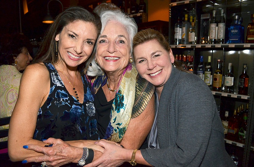 Donna Koffman, Graci McGillicuddy and Tammy Karp at the Animal Rescue Coalition Patron Reception on Jan. 19.