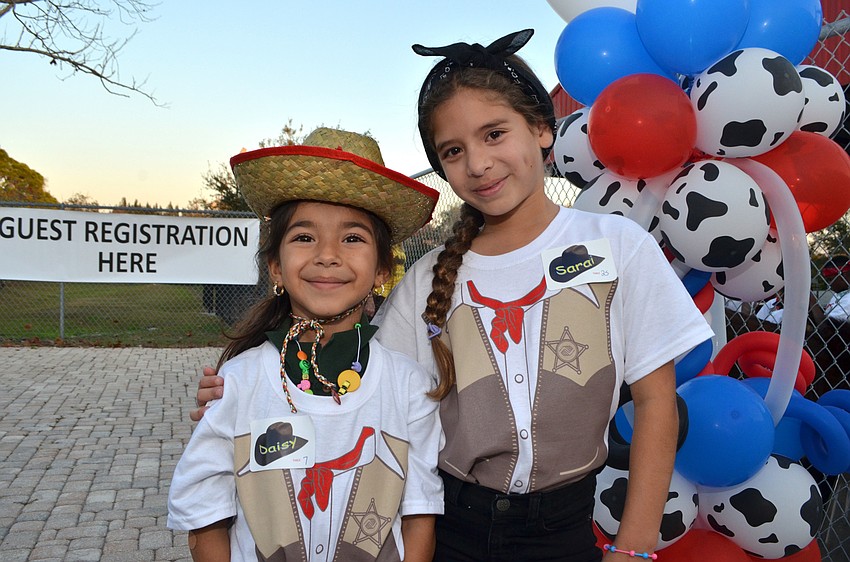 Daisy G. and Sarai M. at Steak and Burger on Feb. 3.