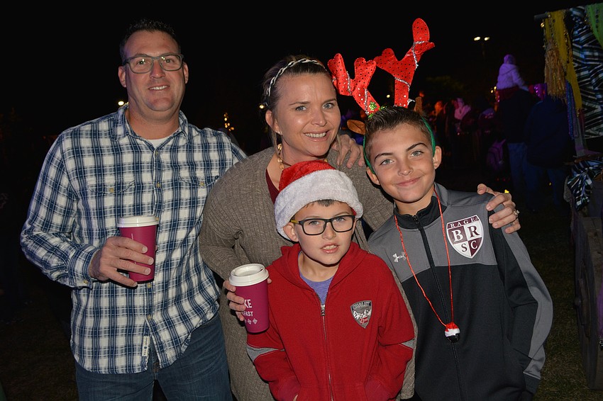 Mill Creek's Brian and Jennifer Pintacuda brought their children, Chase and Drew.