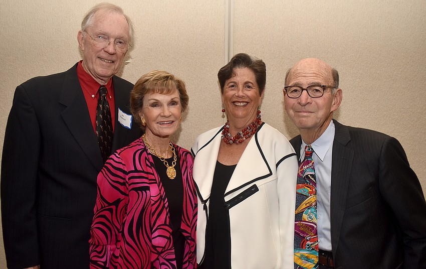 Founding members Jim and Pat Anderson and Gloria and Leonard Biberman