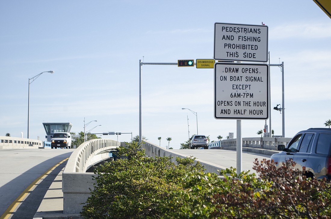 The Siesta Key and Stickney Point bridges now open on the hour and half hour during the business day. Residents time their life around the openings, which only happen if boats are waiting to go through, down to the minute.