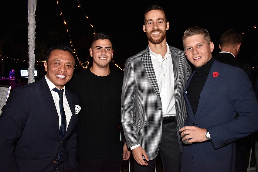 Veth Senenoi, Andrej Radisic, Ryan Thompson and Chase Harris