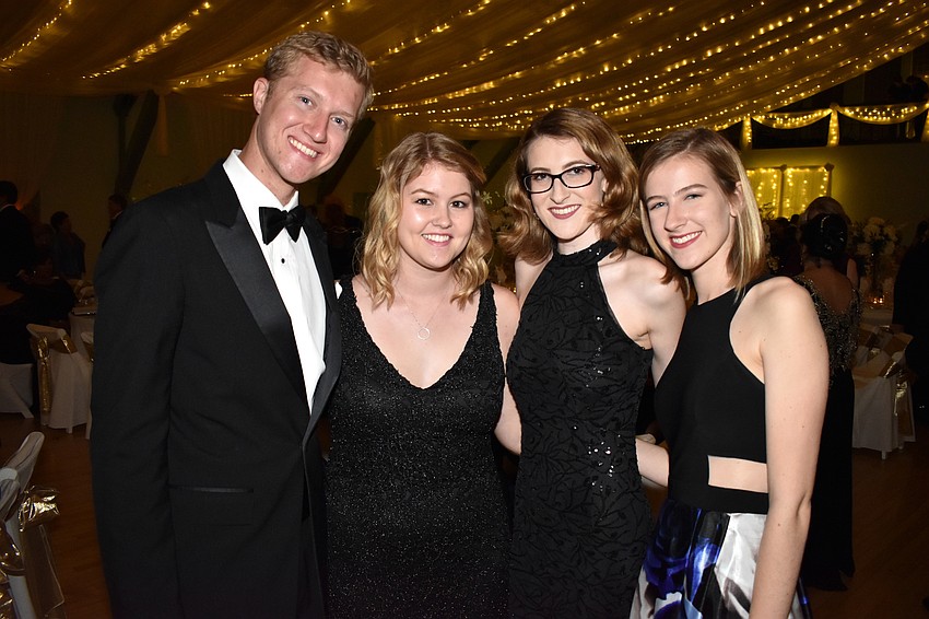 Cullen Marshall, Mykenzie Johnson and Elinor and Merrill Garlington