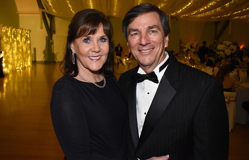 The Debutante Program of Sarasota and Manatee Counties President Robin Serbin and her husband, Mark Serbin