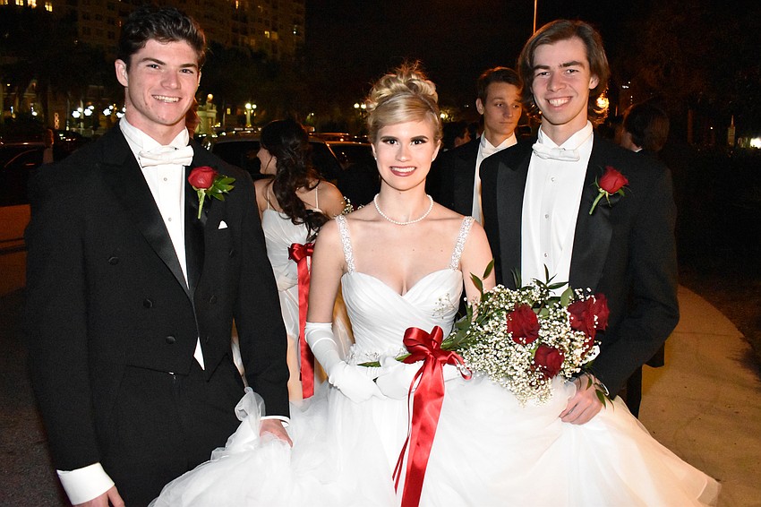 Lillie and Hunter Baxter with Hudson Dickinson