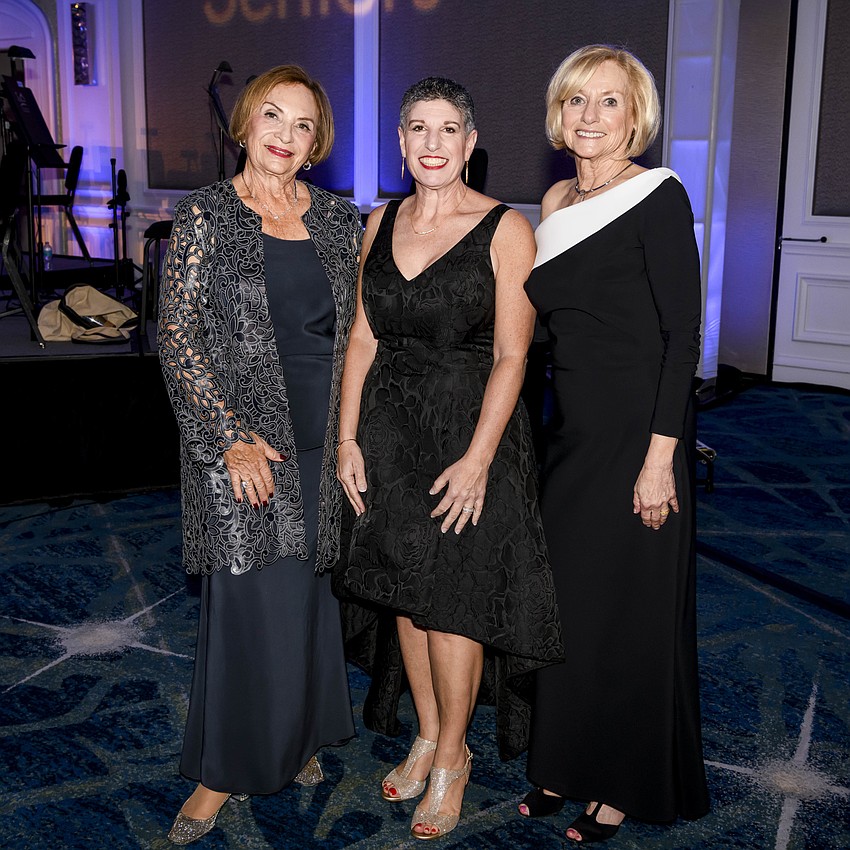 Co-Chairwoman Marion Levine, JFCS Executive Director Heidi Brown and Co-Chairwoman Ronnie Sachs