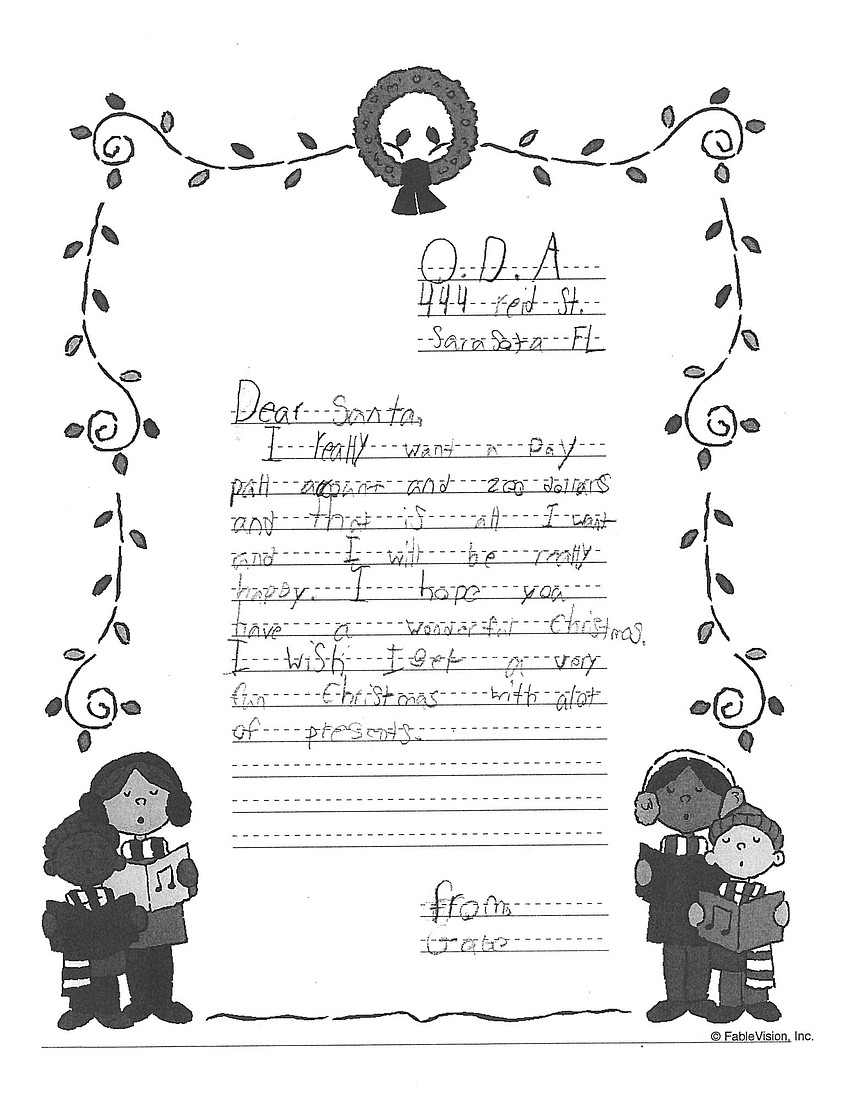 Gabe's letter