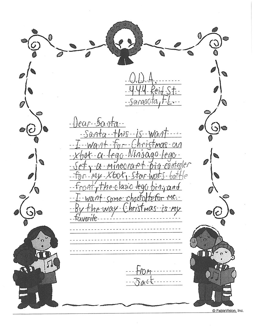 Jack's letter