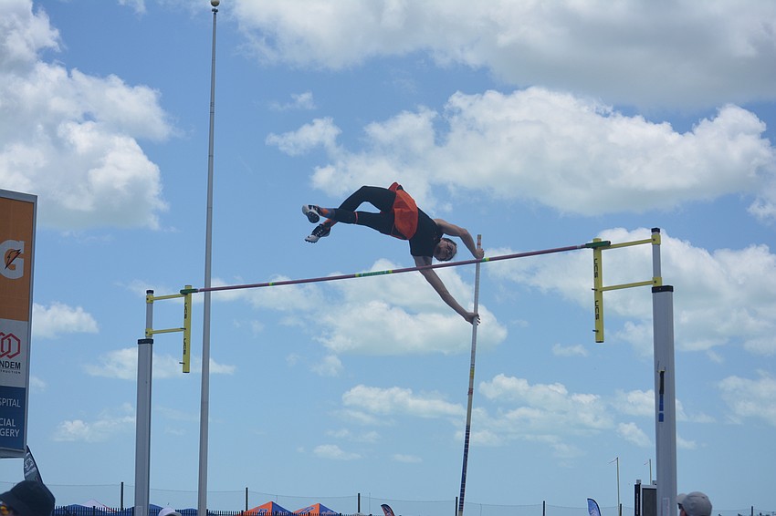 May 6: Sarasota High track and field then-senior Joseph Kelly took 10th place in the Class 4A boys pole vault at the state championships.