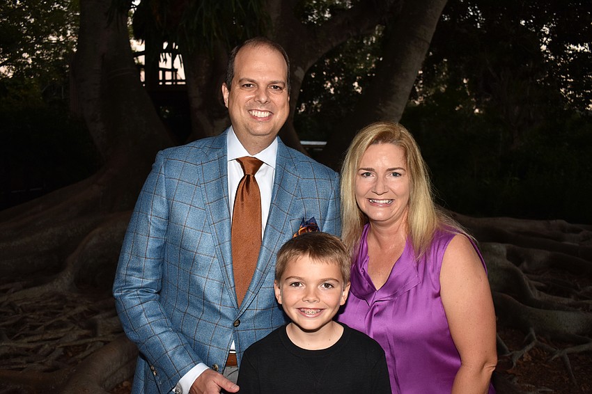 Mike, Hays and Jena Wilson