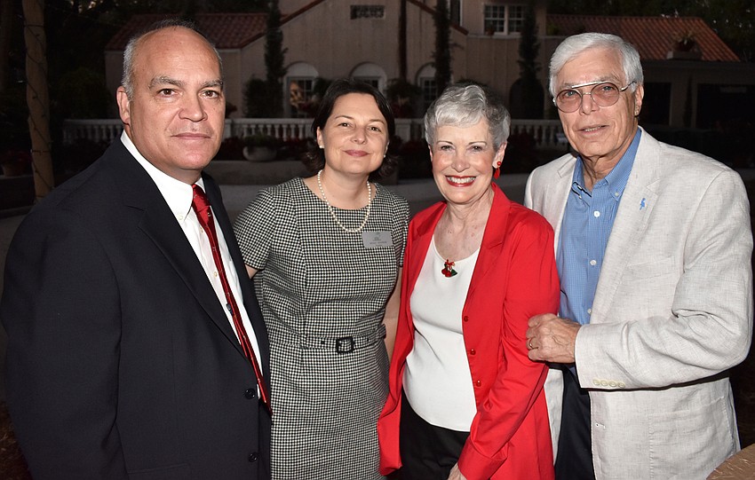 Hugh Bettendorf and Allison Archbold with Donna and Mike Baker