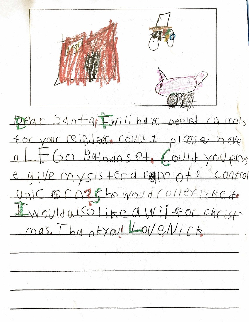 B.D. Gullett Elementary School first grader Nick Allen