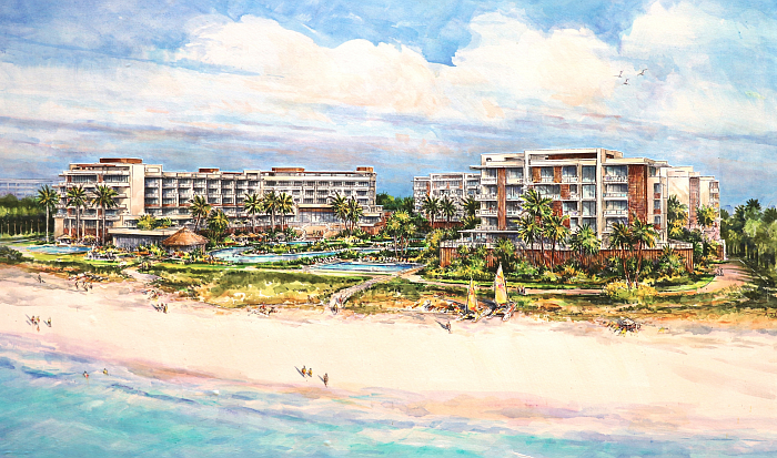 Unicorp National Development Inc.'s plan for the site of the former Colony Beach and Tennis Resort.