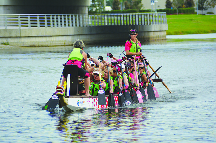 More than 750 paddlers and 30 teams from around the United States participated in the June 3 Suncoast International Dragon Boat Festival.