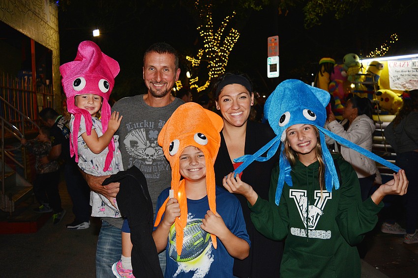 Sophia, Kris, Dominic, Jacqueline and Gianna Swain
