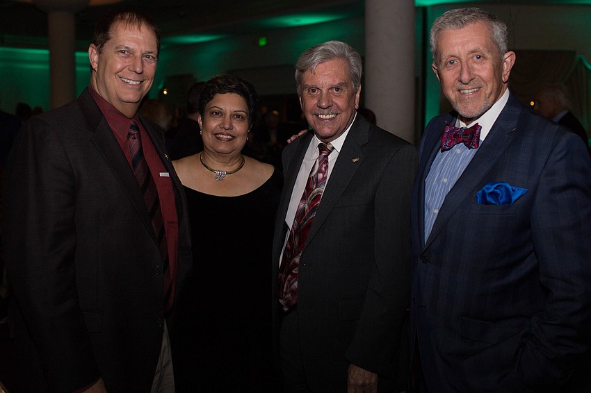 Bill Mariotti, Anila Jain, Arthur Guilford and Phillip King