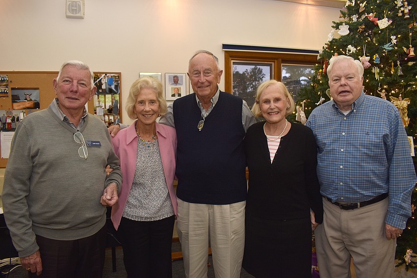 Larry Ashley, Diane and Fred Emrich and Jean and David Longhaug