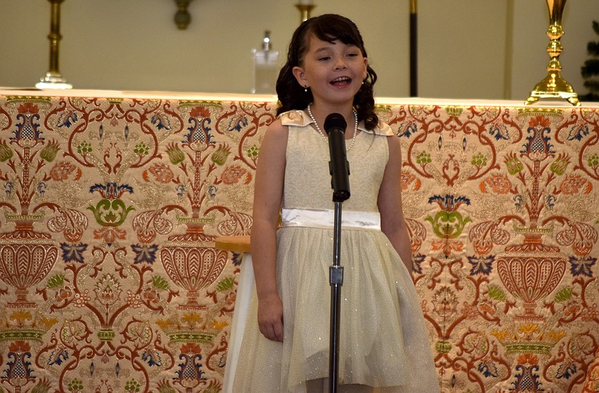 Cristina Peterson performs various songs during the concert, including “O Holy Night” and “Dream a Dream.”