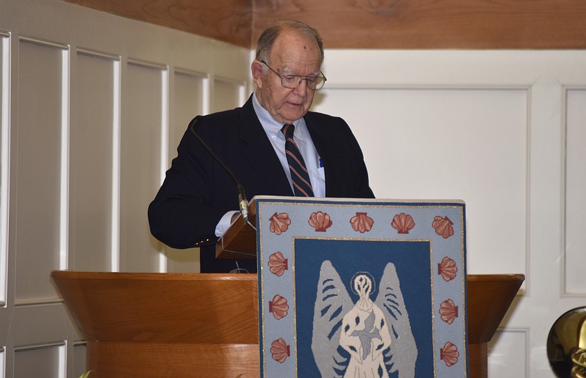 David Rice performs as the narrator in “The Gift of the Magi.”