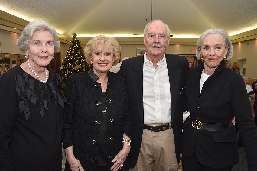 Temple St. Clair, Jeanette Hyde and Jim and Mary Lou Thomas.