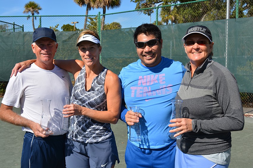 Jeff Otterbein, Sarah Winters, Andrew Chiang and Tami Dalto finished second in Division 1.