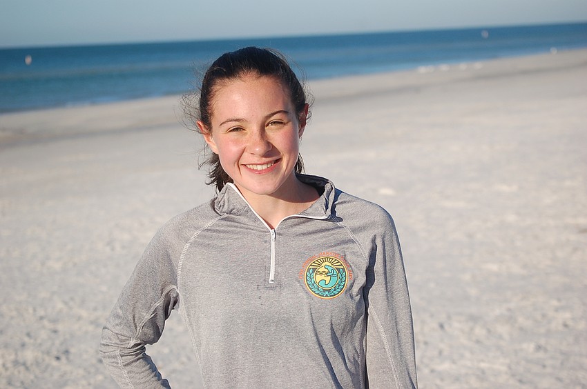 Emma Paliotta was the first female finisher.