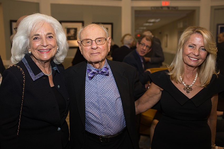 Graci McGillicuddy, Ernie Kretzmer and Dorathea Sandland