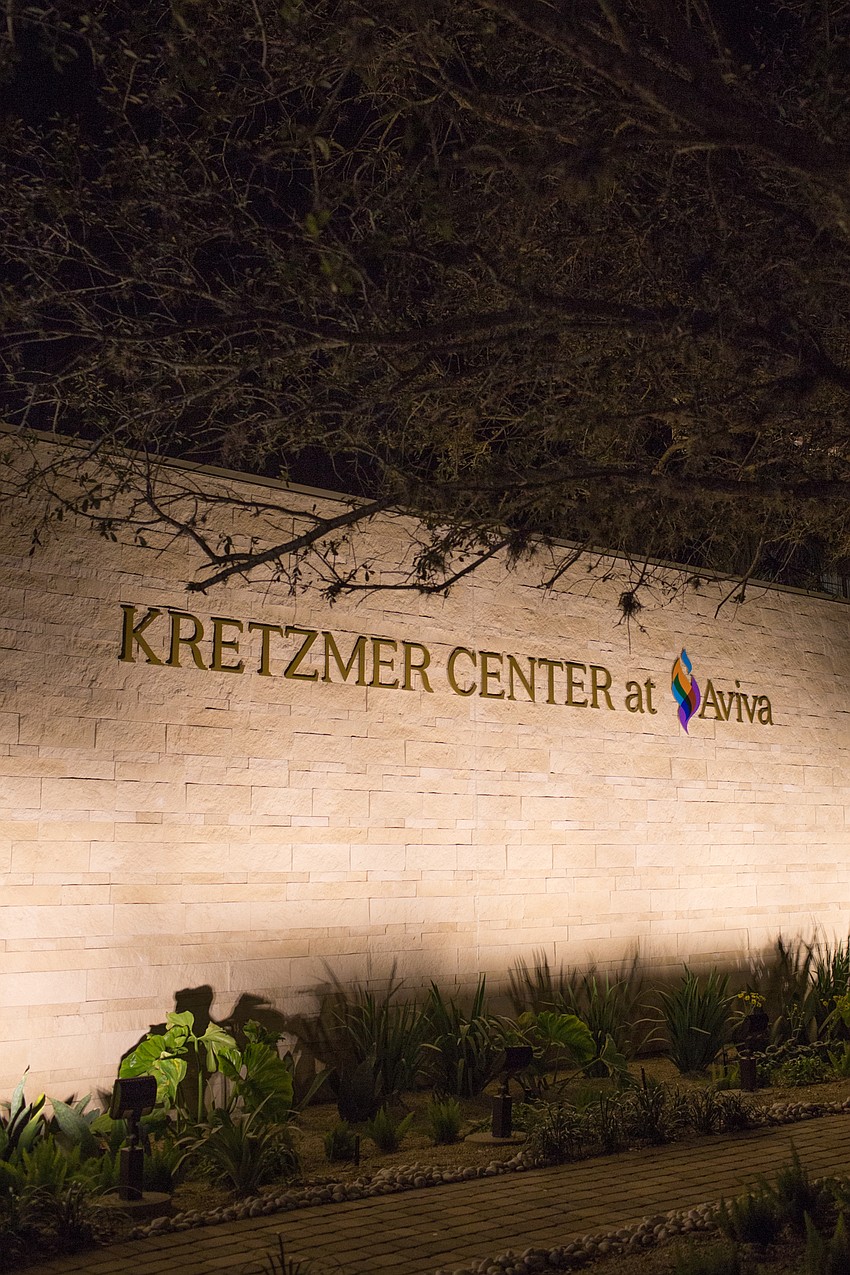 Outside the new Kretzmer Center.