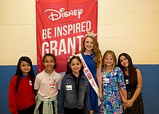 Maddy Boehm with the Boys & Girls Club Member Ambassadors, Amy, Sara, Naomi, Maisey and Nicole