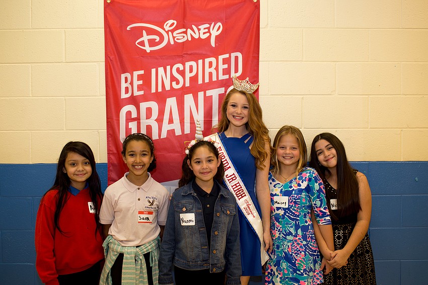 Maddy Boehm with the Boys & Girls Club Member Ambassadors, Amy, Sara, Naomi, Maisey and Nicole